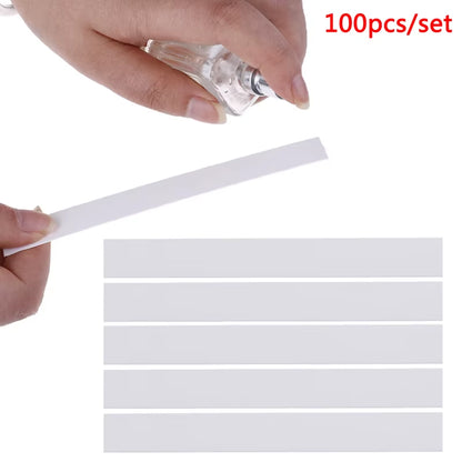 100Pcs/Pack White Perfume Essential Oils Test Paper Strips Aromatherapy Fragrance Testing Strip 130*12Mm