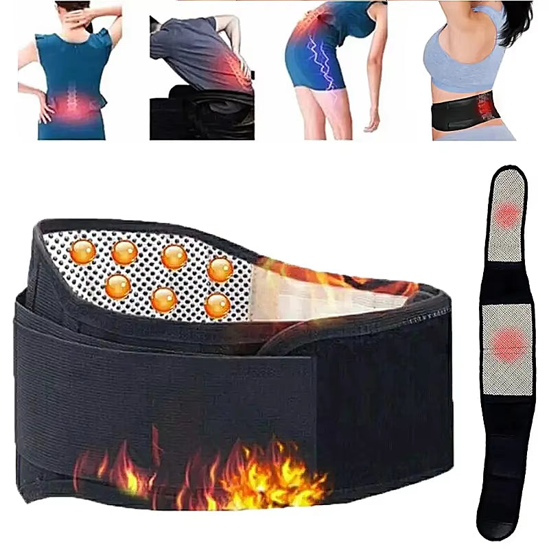 20 Magnets Adjustable Self-Heating Magnetic Therapy Back and Waist Support Belt, Waist Massage Belt Sports Support Belt