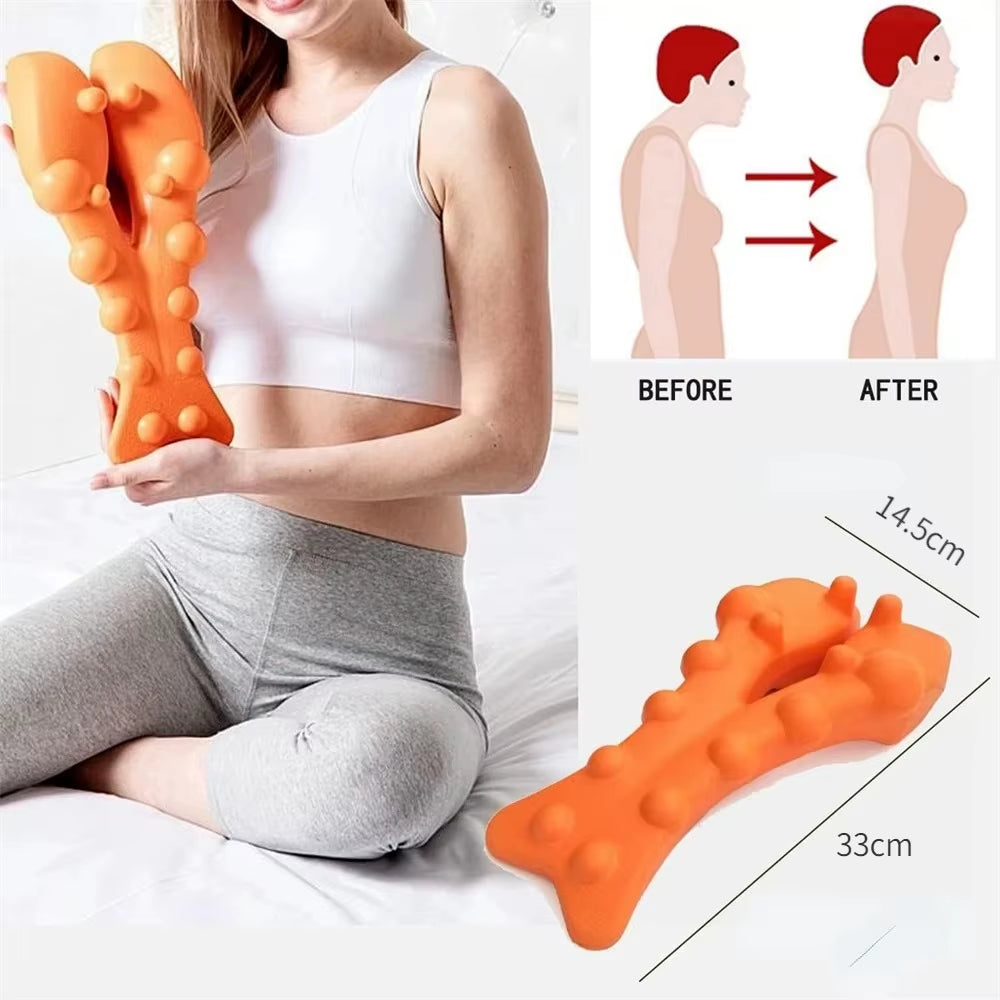 Trapezius Trigger Point Massager Myofasical Release Neck and Shoulder Pain Suboccipital Release Tool Posture Corrector Relieve