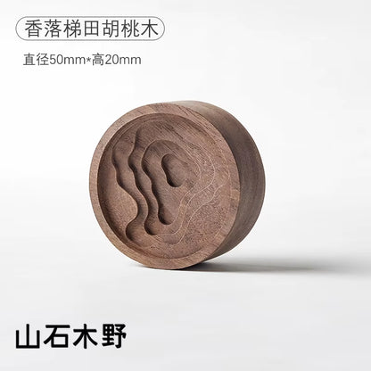 Wood Perfume Diffuser Home Wooden Chapel Expanded Fragrant Wood Portable Car Air Outlet, Flameless Aromatherapy Oil Diffuser