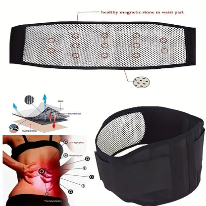 20 Magnets Adjustable Self-Heating Magnetic Therapy Back and Waist Support Belt, Waist Massage Belt Sports Support Belt