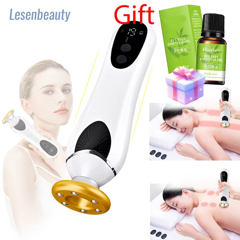 Gua Sha Skin Scraping Lymphatic Drainage Anti-Cellulite Therapy Massager for Body Guasha Scraping Fat Burning Slimming LESEN Ver