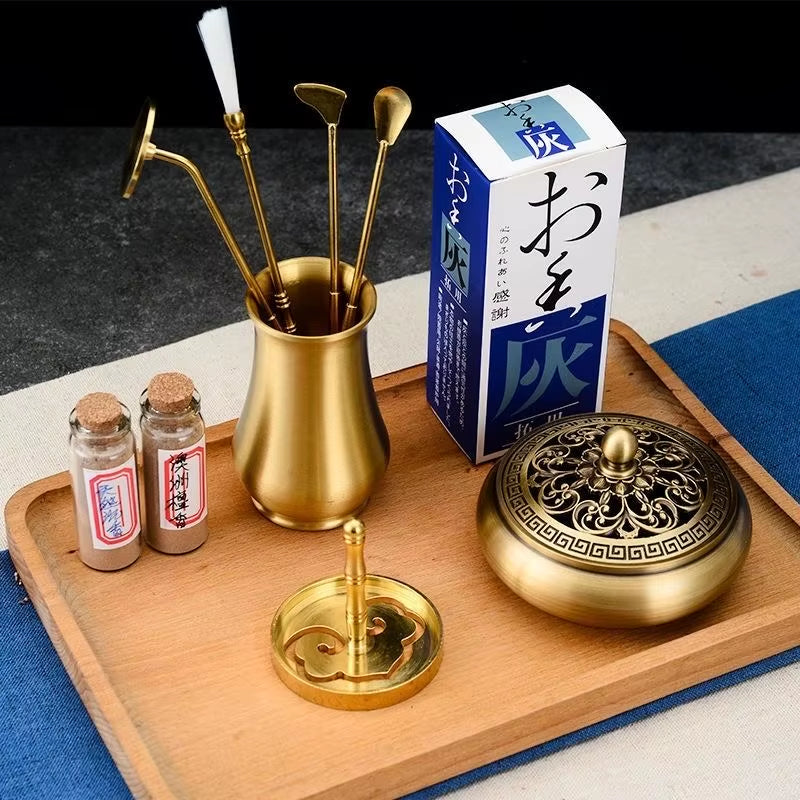 New Incense Burner Set Aromatherapy Production Kit Agarwood Sandalwood Incense Seal Mold Yoga Meditation Home Aromatherapy