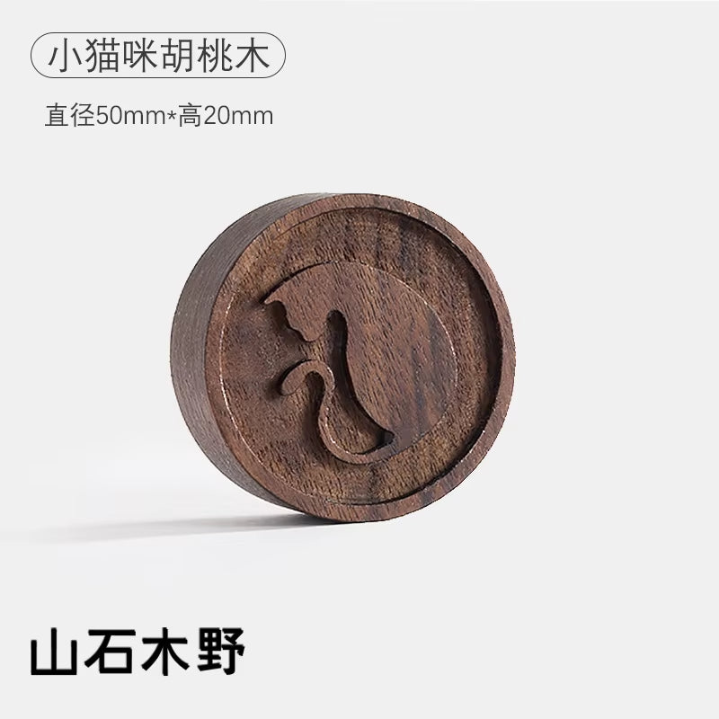 Wood Perfume Diffuser Home Wooden Chapel Expanded Fragrant Wood Portable Car Air Outlet, Flameless Aromatherapy Oil Diffuser