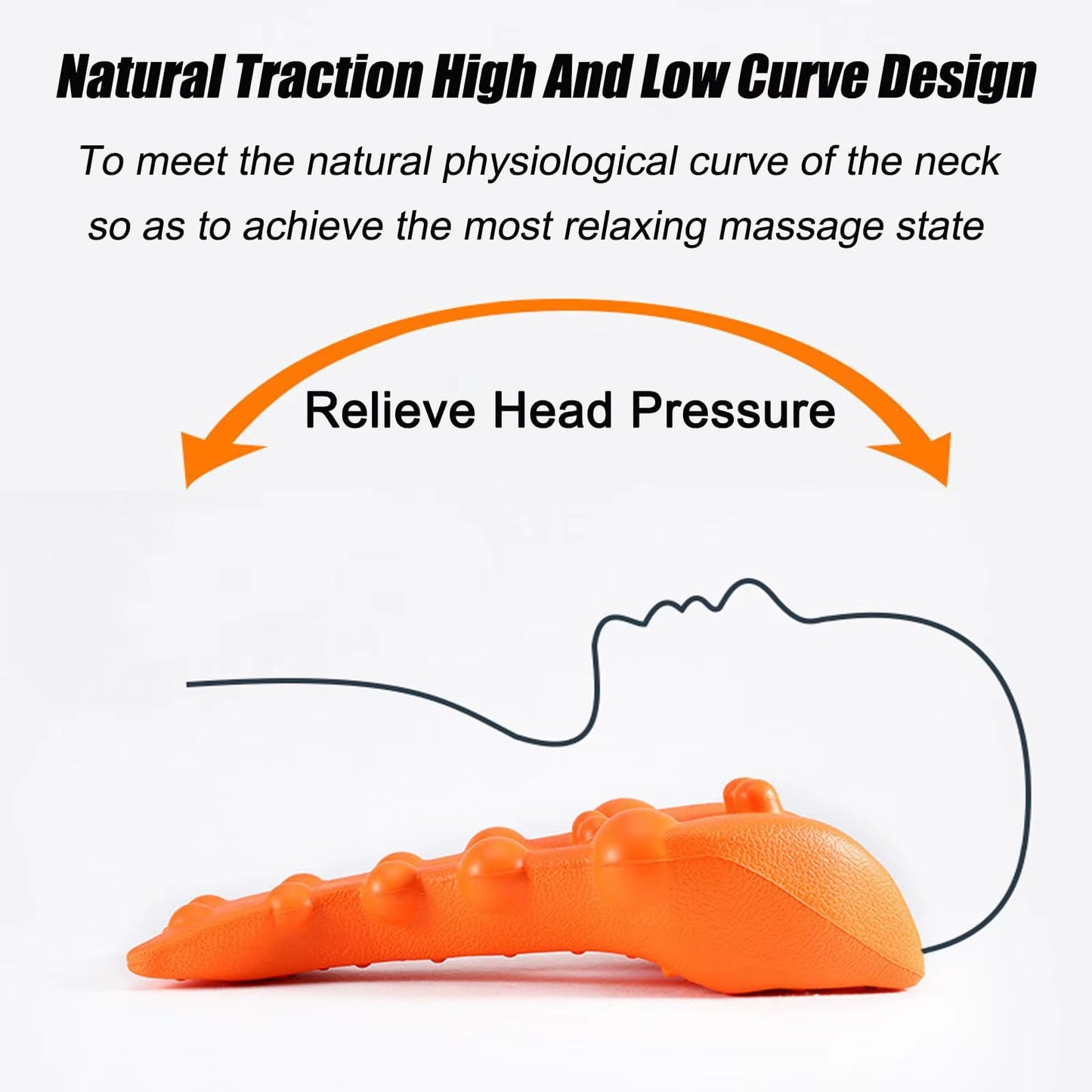 Trapezius Trigger Point Massager Myofasical Release Neck and Shoulder Pain Suboccipital Release Tool Posture Corrector Relieve